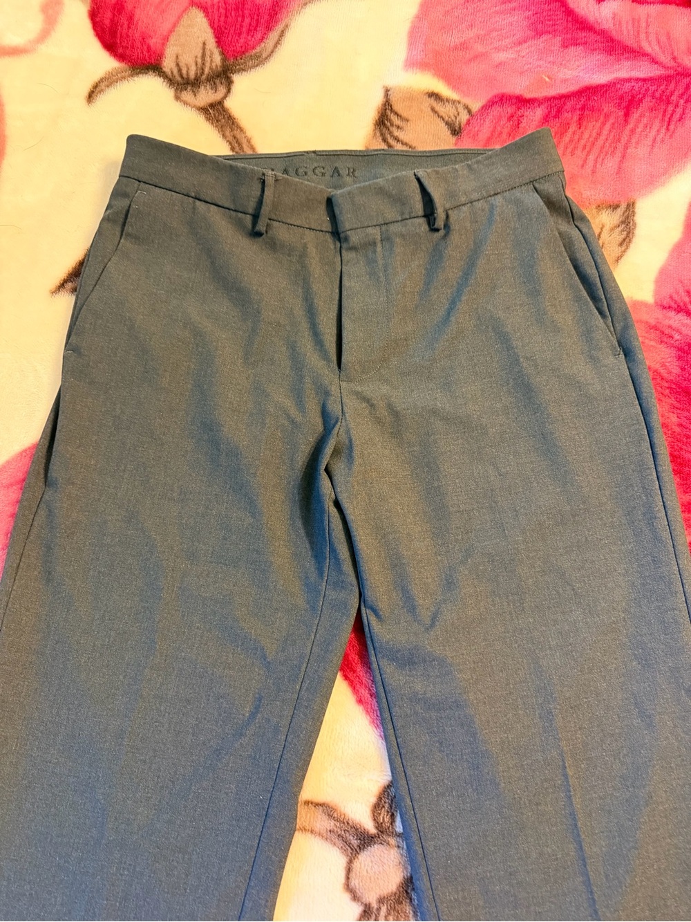 Haggar Men's Gray Dress Pants